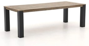 Tuin eettafel ROUGH | Rechthoekig  | Tuintafel Teakhout | 240x100cm | 6 personen | Kees Smit Tuinmeubelen