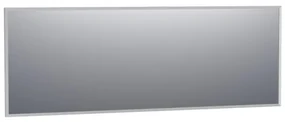 BRAUER Onyx spiegel - 200x70cm - rechthoekig - aluminium-kleurig geborsteld frame SP-ON200RHA