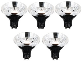 Set van 5 Smart GU10 dimbare LED lamp AR70 6W 500 lm 2200 - 6500K