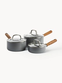 Kookpotten Mayflower Pro met antiaanbaklaag, set van 3