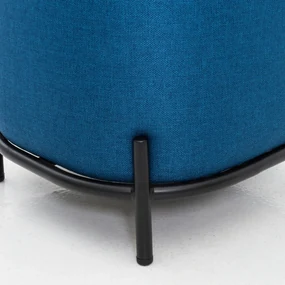 Tenzo Harry Ronde Poef Blauw