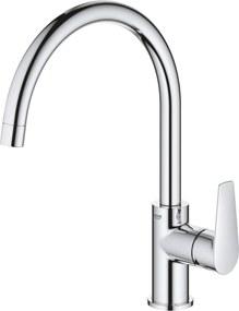 Grohe BauEdge keukenkraan met draaibare uitloop chroom