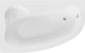 Mexen Westa hoekbad links 160 x 100 cm, wit - 560116010001