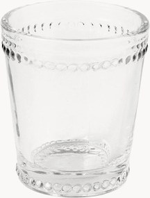 Glazen Collier, met parelrand, 6-delig