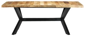 vidaXL Eettafel 200x100x75 cm massief mangohout
