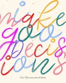 Ilustratie I Make Goo Decisions, Uma Gokhale