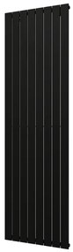 Plieger Cavallino Retto designradiator verticaal enkel middenaansluiting 2000x602mm 1332W mat zwart 7250323