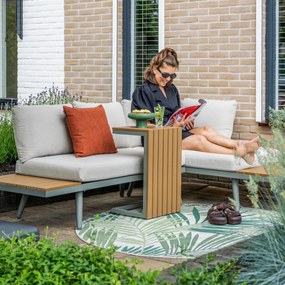 Garden Impressions Tibo loungeset 3-delig - stone green