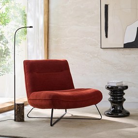 Fluwelen fauteuil, Helma
