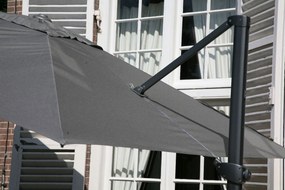 4 Seasons Outdoor Siesta PREMIUM 300 x 300 cm parasol charcoal, antraciet frame Parasol   antraciet weerbestendig