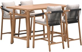 Garden Impressions Tarera bar tuinset 5-delig - light teak look
