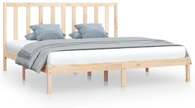 vidaXL Bedframe massief grenenhout 180x200 cm 6FT Super King
