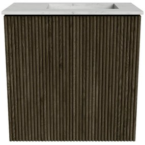 Mondiaz Joya DLux 40cm toiletmeubel shadow met wastafel faye rechts zonder kraangat opalo