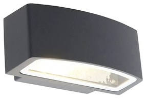 Modern buitenwandlamp grafiet 14,3 cm IP44 - Latina