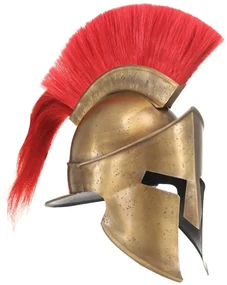 vidaXL Soldatenhelm Grieks replica LARP staal messingkleurig