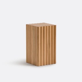 Bijzettafel van gefineerd eiken Onate