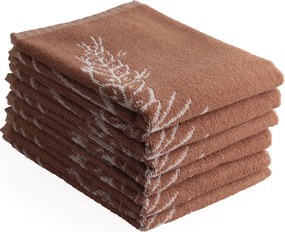 Keukendoek molen– 6 stuks – 50×50 – bruin