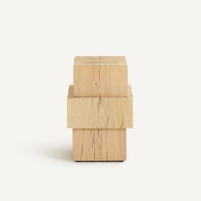 Massief eiken bijzettafel, MERLUX
