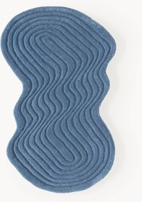 Handgetuft wollen vloerkleed Aliza in organische vorm