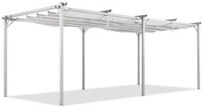 Witte La Palma 3x6m Tuinpunt terraspergola