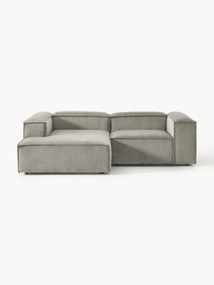 Modulaire hoekbank Lennon (3-zits) van corduroy