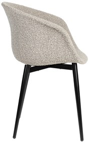 Design Kuipstoel Grijs Boucle