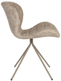 Zuiver OMG Soft Design Eetkamerstoel Beige Teddy