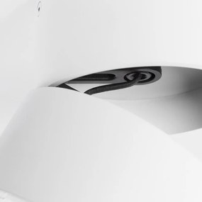 Moderne spot wit rond verstelbaar - Go Nine