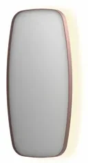 INK SP30 spiegel - 40x4x80cm contour in stalen kader incl indir LED - verwarming - color changing - dimbaar en schakelaar - geborsteld koper 8409744
