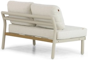 Hoek loungeset 7 personen Aluminium Taupe  Santika Furniture Santika