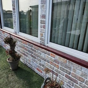 3D Wandpaneel EPS Rood/Oranje L1713 100x50x2cm | Paneli 3d wandpanelen