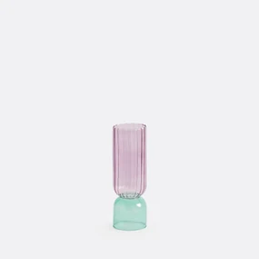 Vaas in gekleurd glas H28 cm, Tuvia