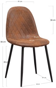 Zwarte Teok Polyskin Stoel