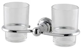 Eastbrook Rockingham messing bekerhouder dubbel chroom