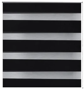 vidaXL Duo Rolgordijn 50x100cm Zwart