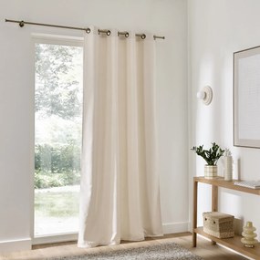 Gordijn in chenille fluweel met oogjes, Calda
