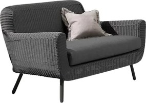 The Outsider Lounge Tuinbank - Jonah - 2 zits - Antraciet - Wicker - The Outsider
