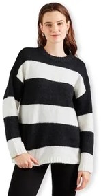 Trui Zwart Only  Filone Life Knit - Black/Cloud Dancer