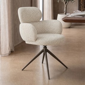 Draaibare Eetstoel Beige