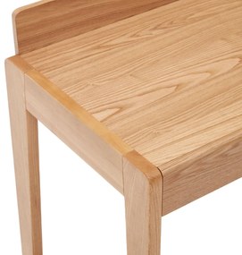 Kave Home Arandu Bureau Met Laden Massief Essenhout - 120 X 60cm.