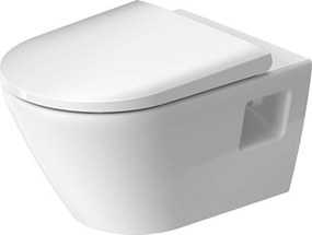 Duravit D-Neo hangtoilet randloos met toiletbril wit