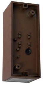 Industriële wandlamp roestbruin 2-lichts AR70 IP54 - Baleno