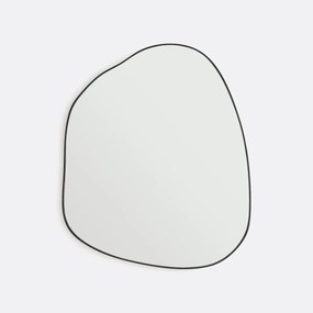 Organische vorm spiegel, lengte 63,5 cm, hoogte 53,3 cm, ORNICA