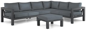 Hoek loungeset 6 personen Aluminium Grijs  Lifestyle Garden Furniture Luca