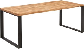 Eettafel Brest Zwart Naturel