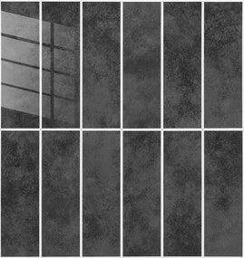 Zelfklevende SPC TEGEL Grijs - 30 cm x 29.6 cm x 0.4 cm | 0.5 kg | Paneli zelfklevende steenstrips