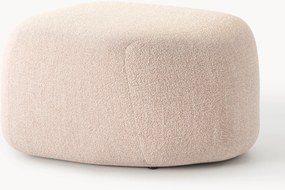 Ovale bouclé poef Wolke