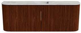 Mondiaz Joya DLux 115cm toiletmeubel ronding links/rechts ruby met wastafel faye midden 1 kraangat glace