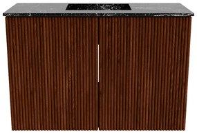 Mondiaz Joya DLux 60cm toiletmeubel ruby met wastafel faye midden 1 kraangat lava