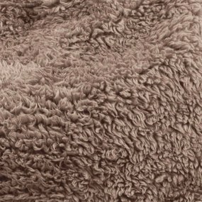 Teddy Fleece Chill Kussen - Mocha